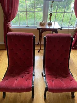 Antique Slipper Chairs