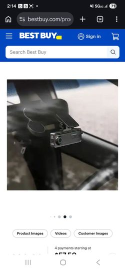 Dash camera  front and rear