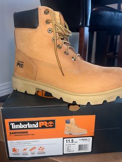 Timberland PRO Sawhorse 6" Composite Toe Boot Size 11.5