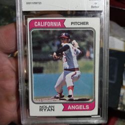 👉👀👉1974 TOPPS NOLAN RYAN BCCG  8👈👀👈