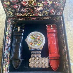 Ed Hardy Vintage Watch In Box
