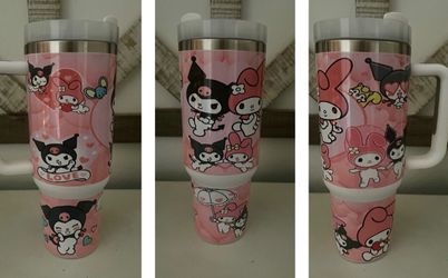 Kuromi and My Melody 40oz Tumbler