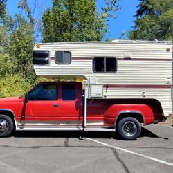 1996/1988 Chevrolet 3500 pickup And Camper Turn-Key PACKAGE