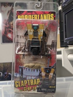 Borderlands Neca Claptrap Psycho Action Figures Sealed Mint New
