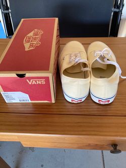 Vans Authentic Cream Low-Top Sneakers