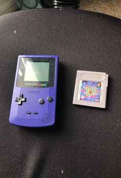 Game boy color with game