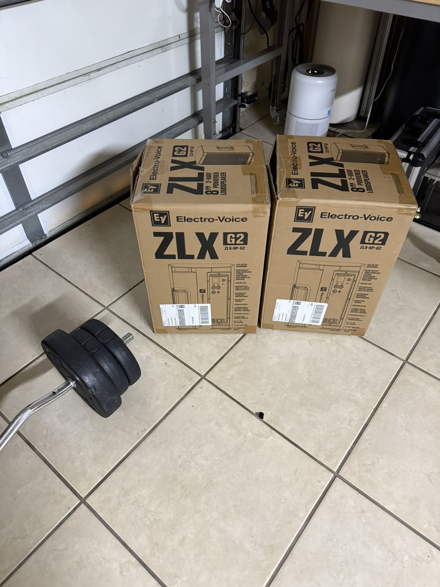 Ev Zlx G2 Powered Speakers With Bluetooth