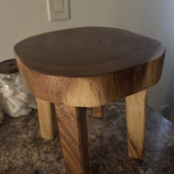 Mini Wood End Table 