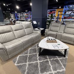 Power Reclining Sofa & Loveseat New Model