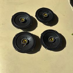 Kicker 300w 100w Rms CSC65 6 1/2 Coaxial Speakers 