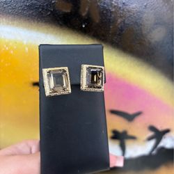 14KT 11.6 GR yellow Smokey quartz