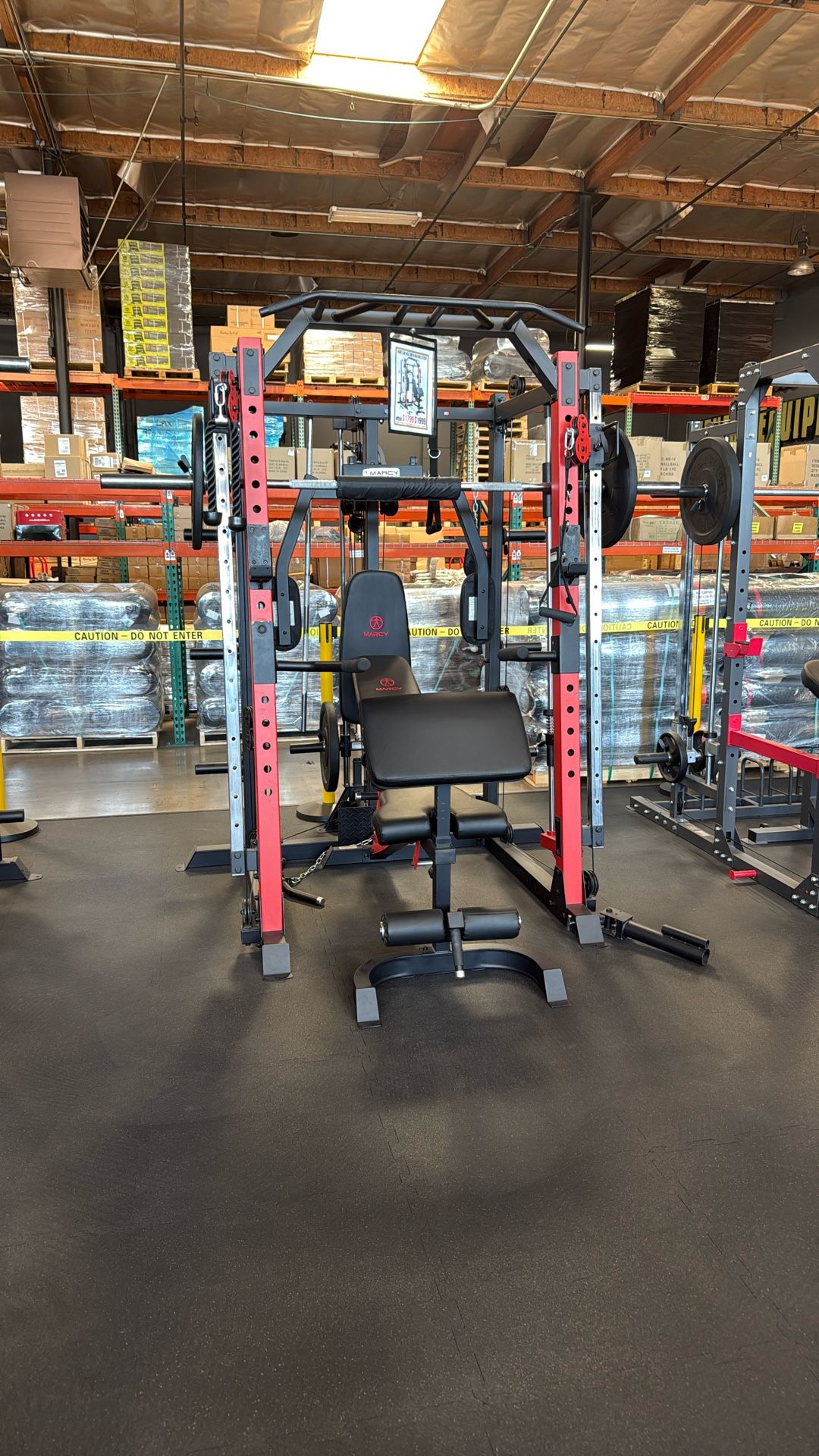 MARCY SM 4033 Home Gym Smith Machine Squat Rack Power