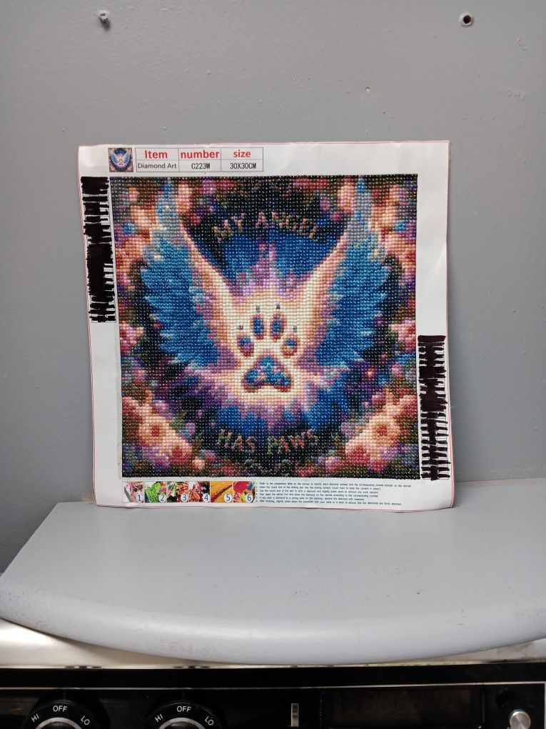 Finished Diamond Painting Picture.