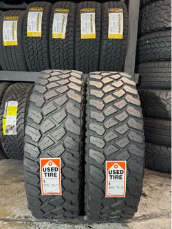 (2) 255/75/17 Firestone