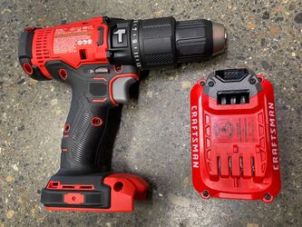 CRAFTSMAN Cordless Hammer Drill w/ Battery Model #CMCD711