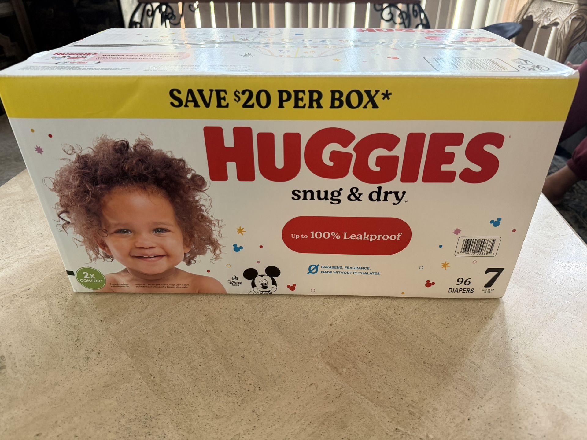 Huggies snug & dry size 7