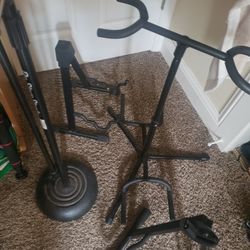 Guitar Stands and Mic Stand