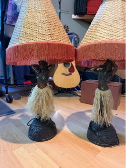 Hula Girl Lamps