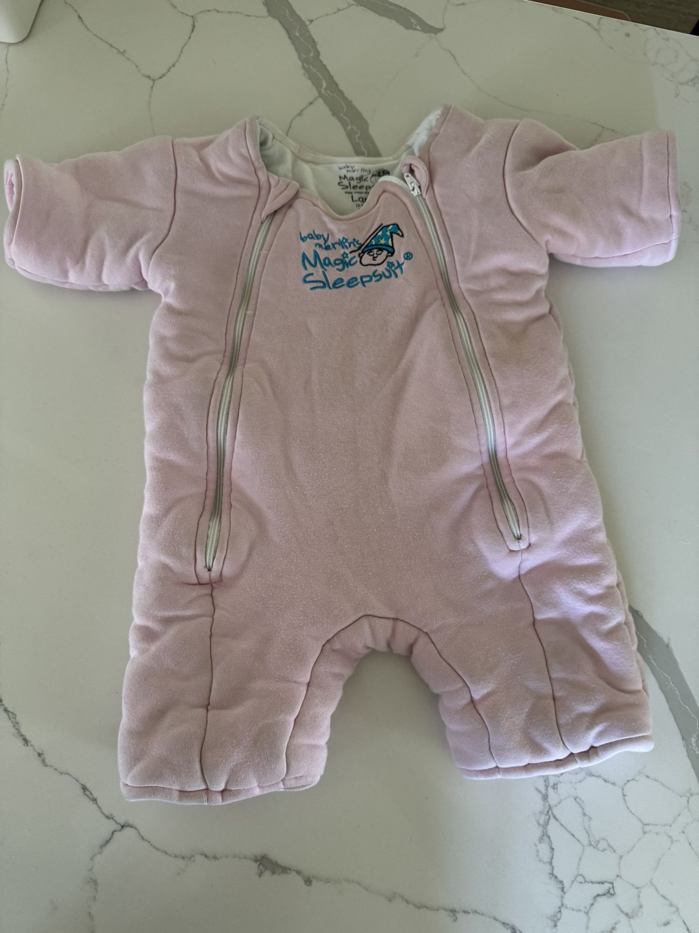 Merlin Magic Baby Sleep Suit Pink