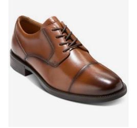 NEW Cole Haan Brown Bedford Dress shoes Men’s 13 cap Toe Derby o