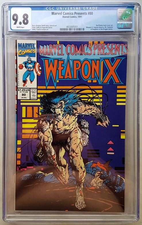 MARVEL COMICS PRESENTS #80 CGC 9.8 1991 CRACKED CASE 5001
