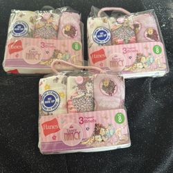 New size 8 Girls Underwear 