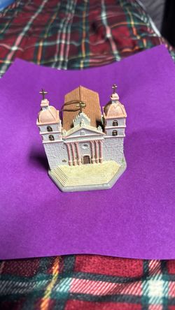 Christmas ornaments Santa Barbara founded 1786 by Fr. Fermin