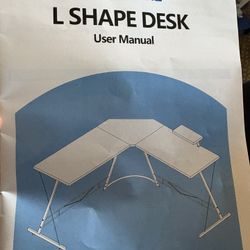 L-Shape Desk $75