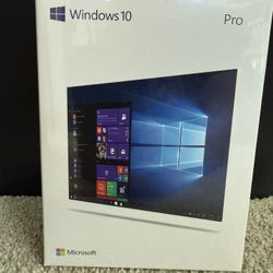 Microsoft Windows 10 Pro (New, Unopened, Sealed Box)