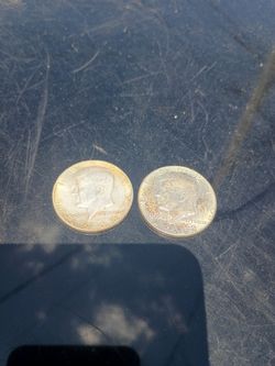 1965 & 68 Liberty half dollar coins for both