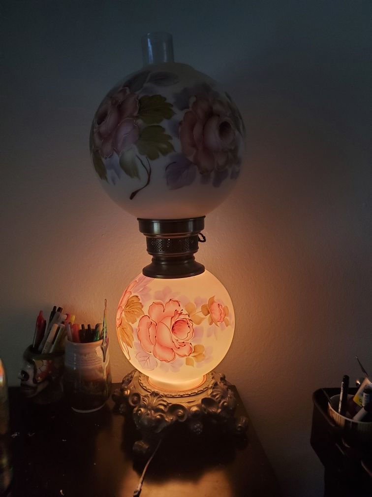 Vintage parlor lamp