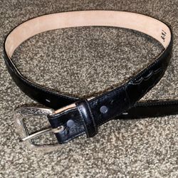 Tony Lama Leather Western Belt Size 35
