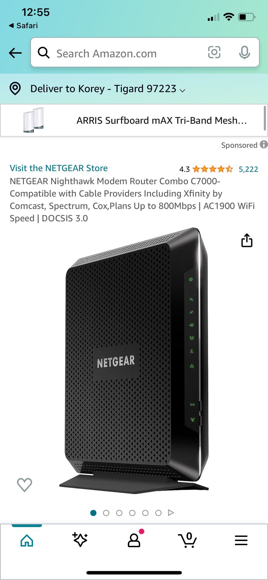 NETGEAR Nighthawk C7000 Wireless Router