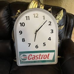 Antique Castro Oil Clock $20