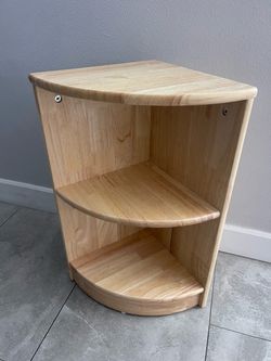 Wood corner cabinet