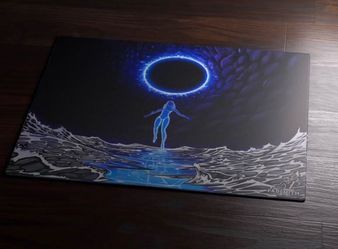 pathsmith empress v2 glass mousepad
