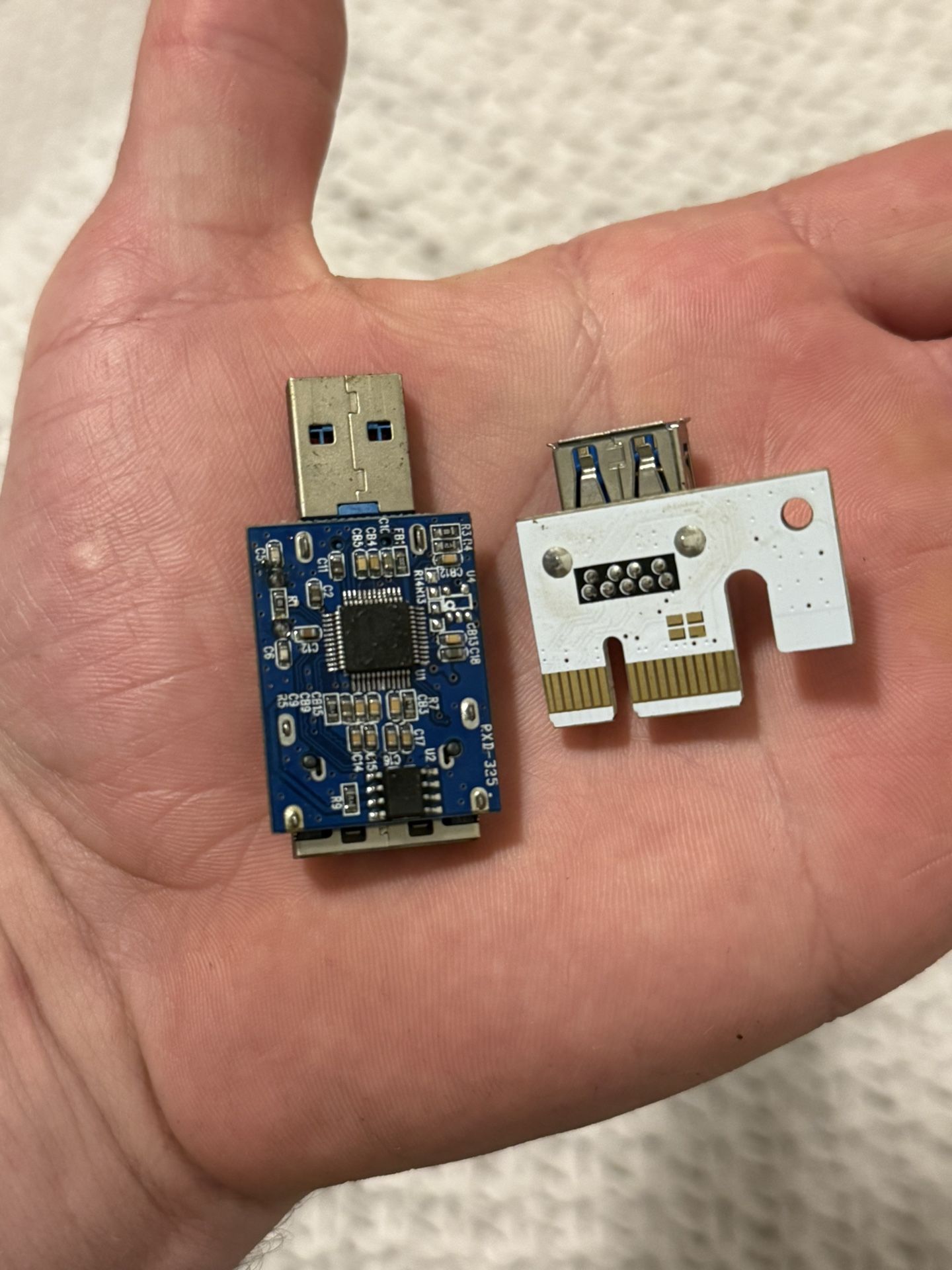 two USB adapters