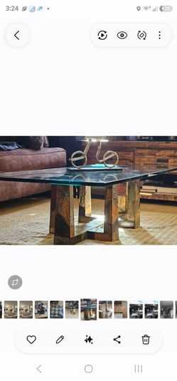 Designer Coffee Table (signed )