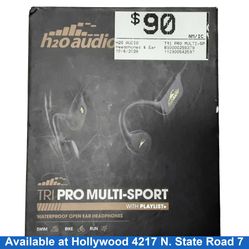 H20 Audio Tri Pro Multi-sport Black