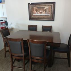 Solid Wood Dining Table Set 