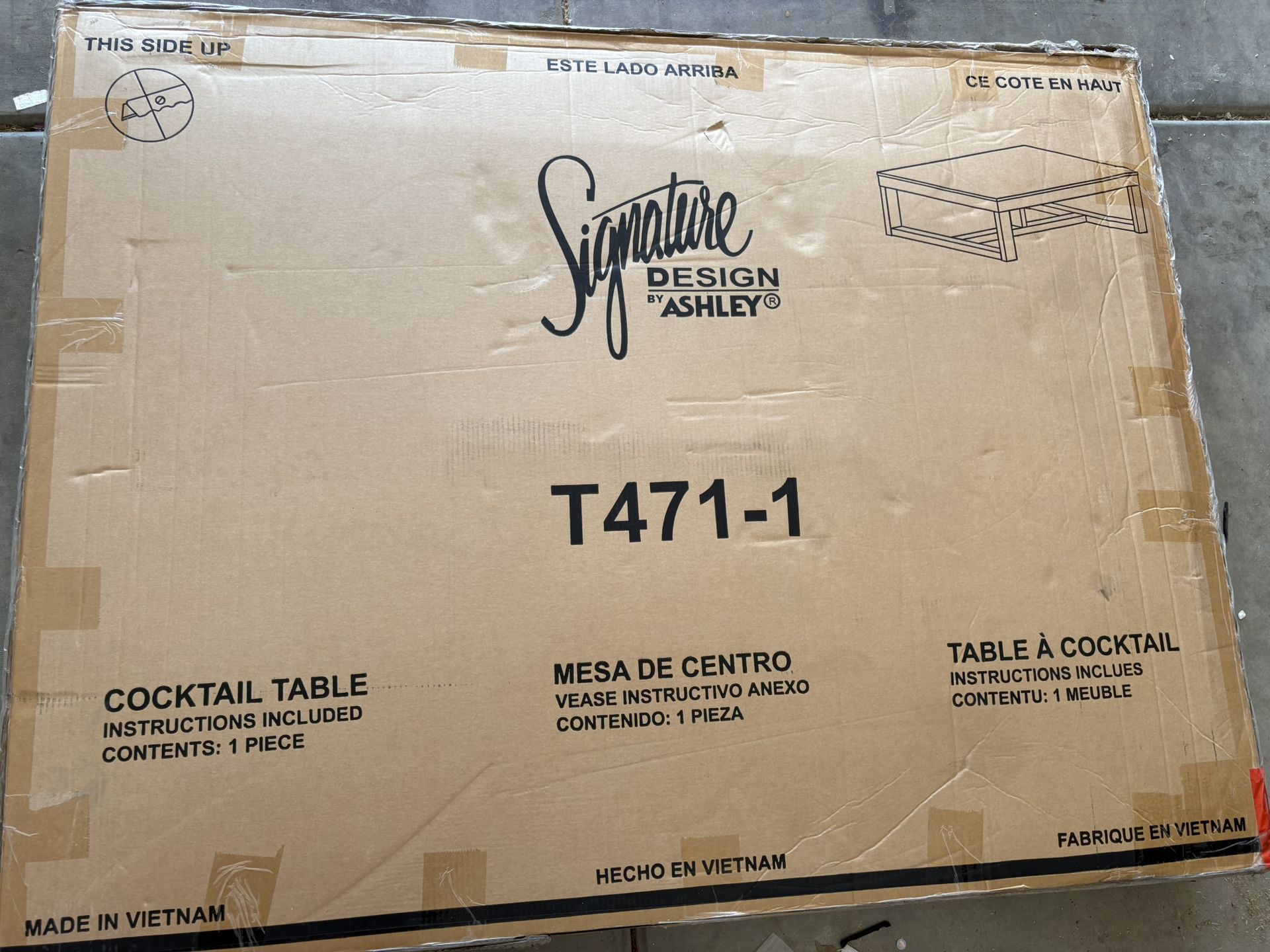Ashley Furniture Cariton Coffee And End Tables