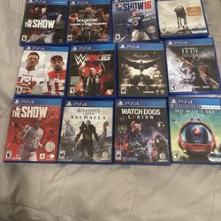 Ps4 games and xbox  $10 each or 120 for all