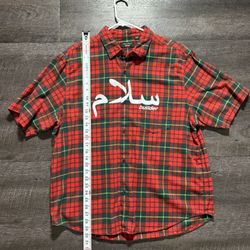 Supreme Undercover Peacemaker Flannel Shirt