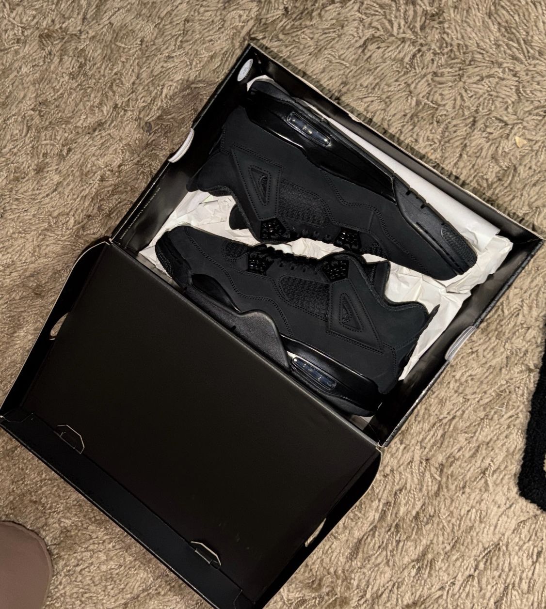 Jordan 4 Retro Black Cat (2025) Size 10.5 Men Brand New