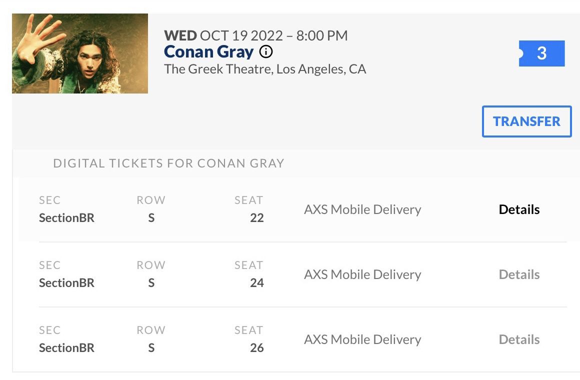 Conan Gray Concert Tickets