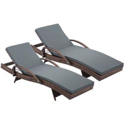 (1) Chaise Lounge New