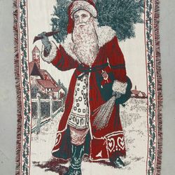 Vintage Santa Claus Decorative Throw 
