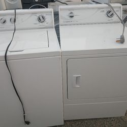 Speed Queen Washer And Dryer Set Electric 