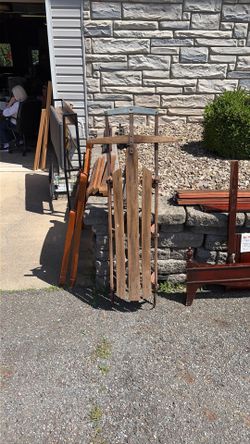 Antique snow sled