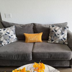 Living Room Set grey with Table 